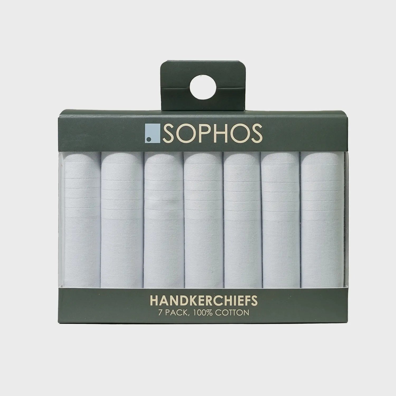 White Cotton Handkerchiefs - 7 Hank Pack