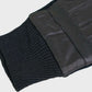 District Leather Glove with Knitted Wrists