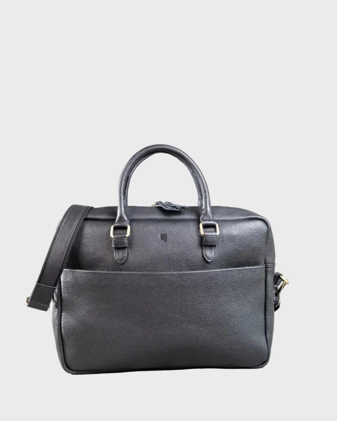 Alder Pebble Grain Leather Techbag