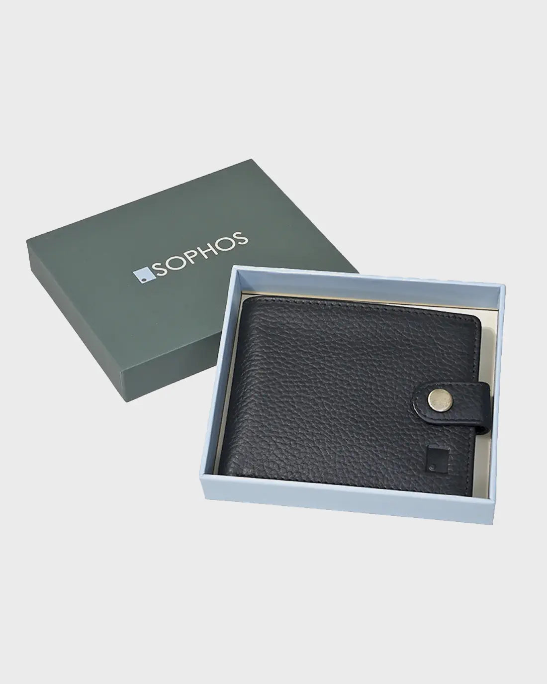 Pebble Grain Tabbed Wallet