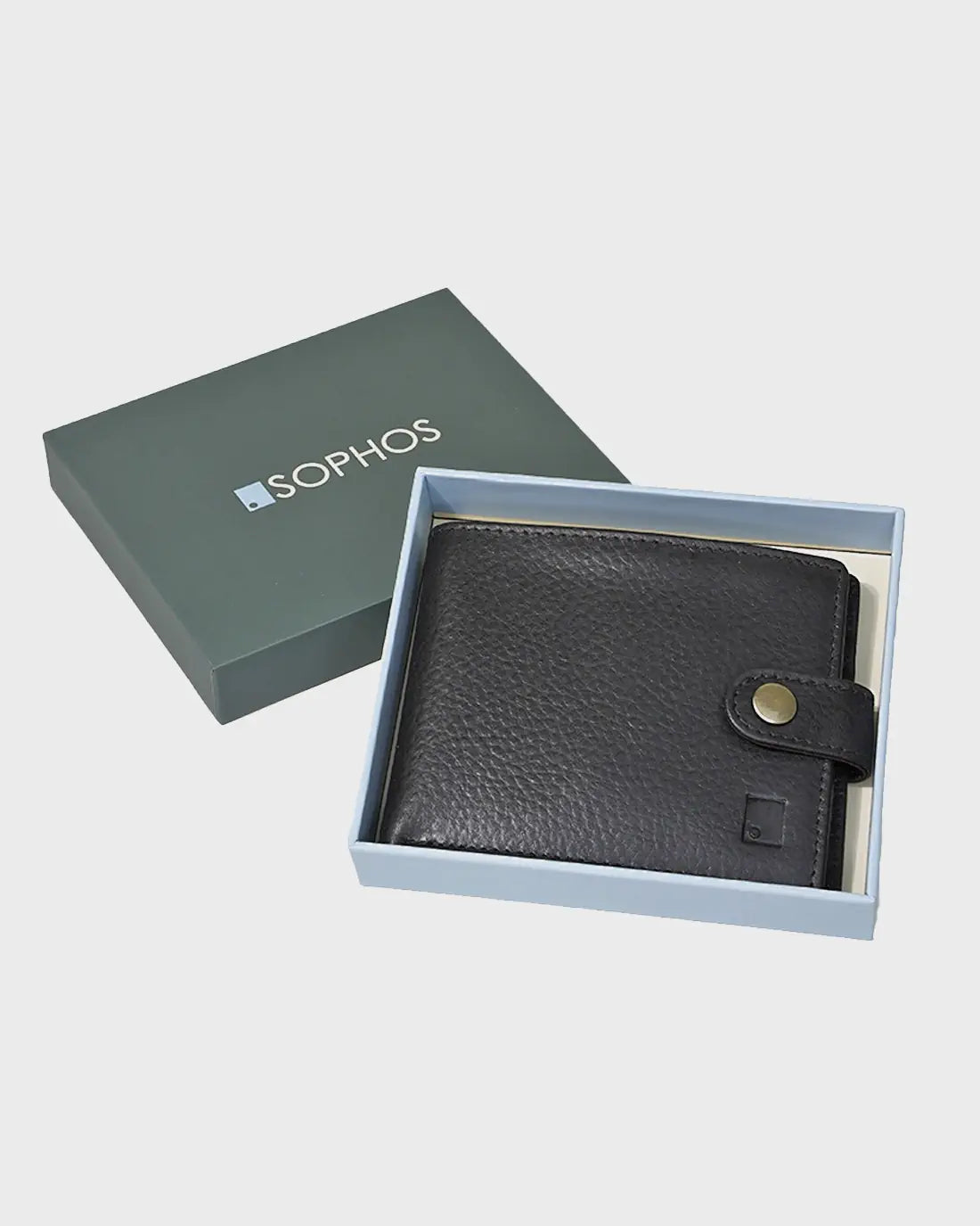 Pebble Grain Tabbed Wallet