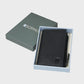 Pebble Grain Leather Bi-fold Wallet with Zip