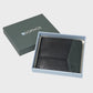 Pebble Grain Leather Wallet with Saffiano Texture Panels