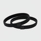 Black armbands on a light gray background