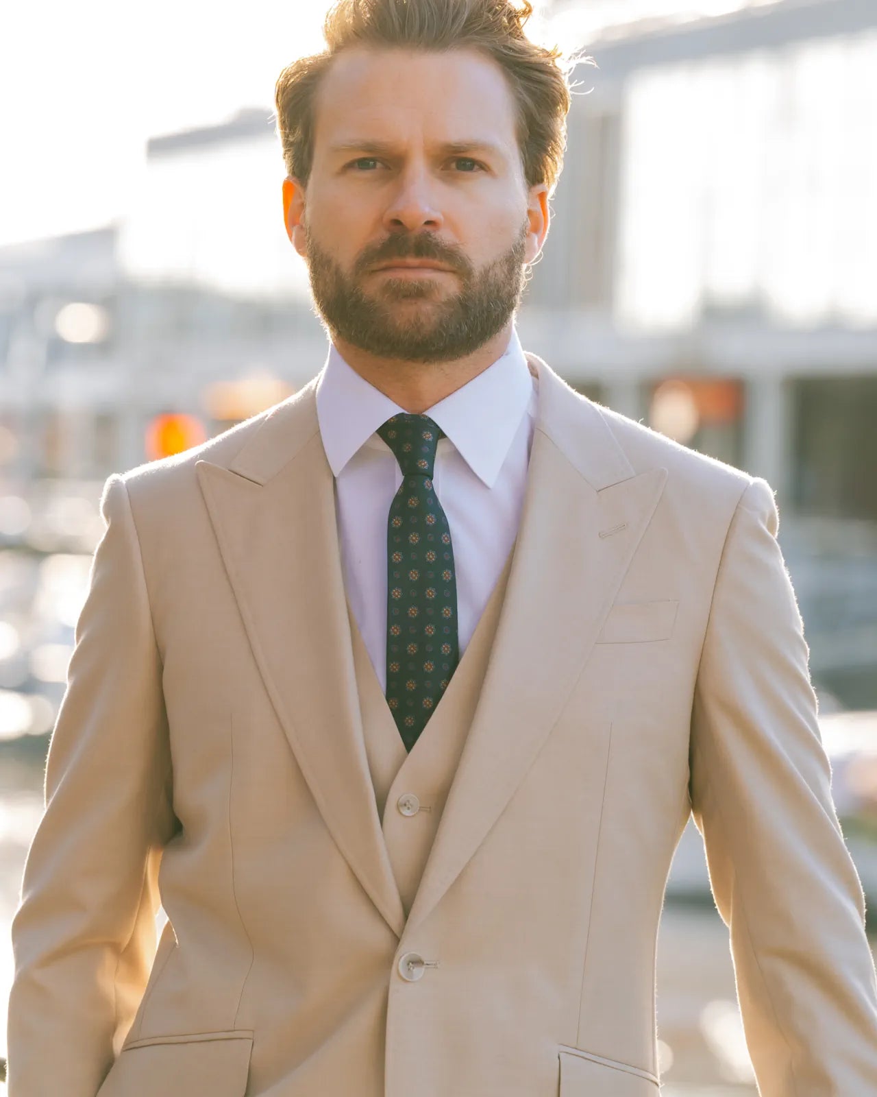 Foulard Embroidered Tie