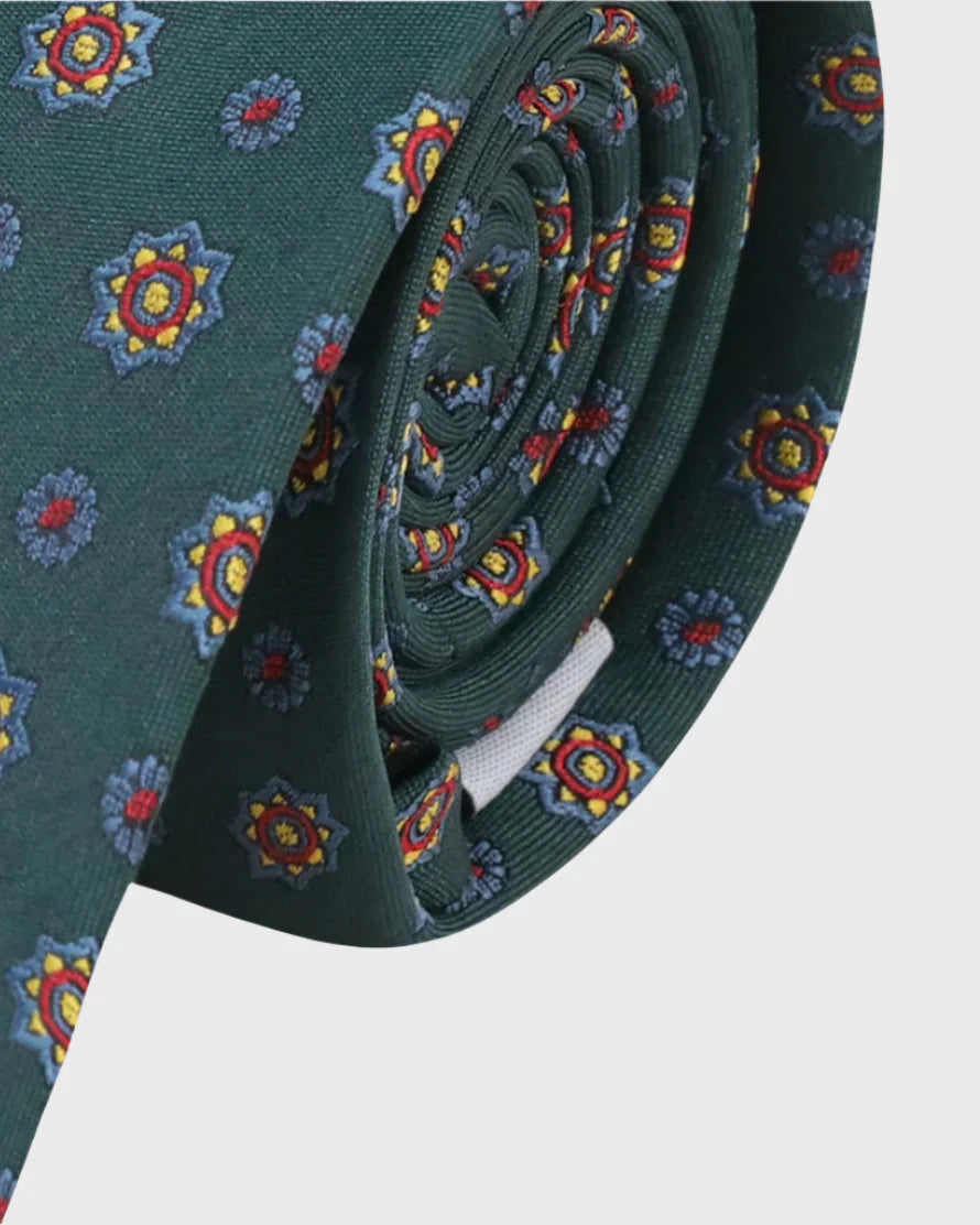 Foulard Embroidered Tie