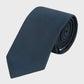 Navy blue textured tie on a light gray background
