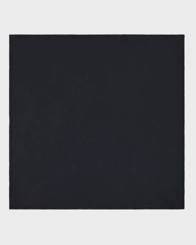 Solid black hank on a white background