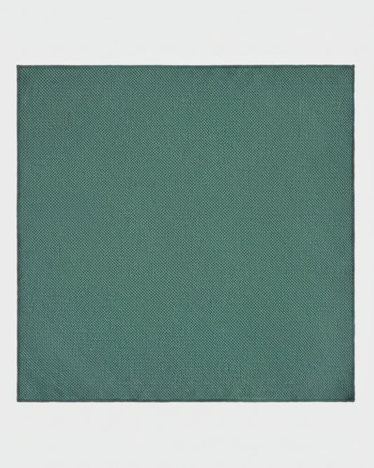 Solid green colour hank on a white background