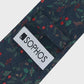 Navy tie with pattern and Sophos logo