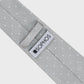 Gray tie with white polka dots and a visible 'SOPHOS' logo on a light gray background