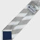Gray and white patterned tie with a Sophos label on a white background