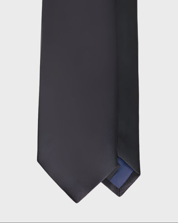 Black Sophos tie on a white background