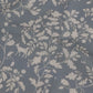 Light blue fabric with a white leaf pattern
