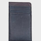 Brown cardholder on a light gray background