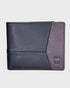 Brown wallet on a light gray background